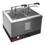 sauzen warmer m/dispenser